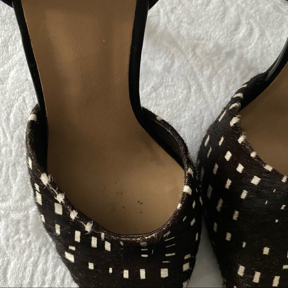 Joes Jeans Calf Hair D’orsay Pointed Toe Heels - Picture 13 of 14